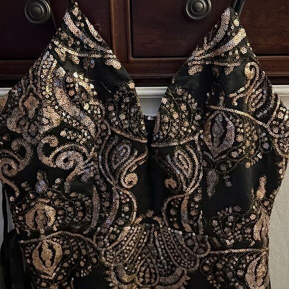 Angel Biba Romantics Sparkly Mini Dress size 8 - Picture 3 of 13